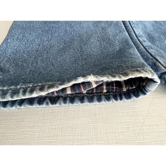 LL Bean 38x32 Relaxed Fit Jeans Cotton Flannel Lined Denim Durable Warm Winter - Picture 8 of 16